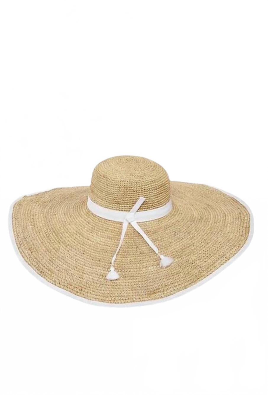 NEW FLORABELLA women's sonya wide hat in natural/white